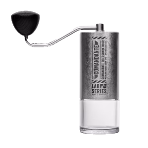 Comandante C40 Hammerhead Stone Washed käsimylly hopea