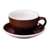 Loveramics Egg - Cafe Latte 300 ml Cup and Saucer - Brown