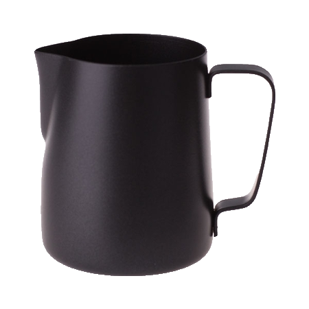 Rhinowares Stealth Milk Pitcher 360 ml musta teräs Rhinowares Stealth Milk Pitcher 360 ml musta teräs