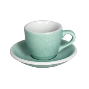 Loveramics Egg espresso kuppi lautanen Emerald vihreä