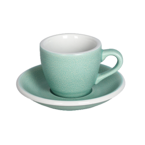 Loveramics Egg espresso kuppi lautanen Emerald vihreä