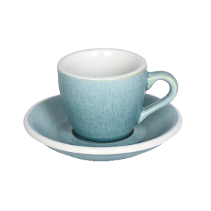 Loveramics Egg espresso-kuppi 80ml Glacier lautasineen
