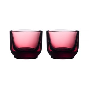 Fellow Pirch espresso lasit 100ml garnet punainen pari