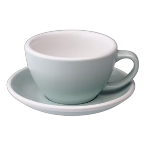 Loveramics Egg - Cafe Latte 300 ml Cup and Saucer - River Blue