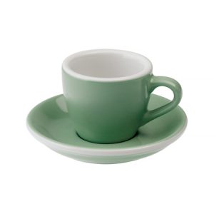 Loveramics Egg espressokuppi ja lautanen mintunvihreä