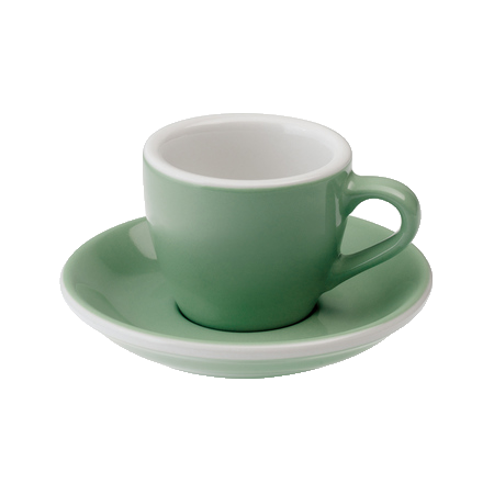 Loveramics Egg espressokuppi ja lautanen mintunvihreä Loveramics Egg espressokuppi ja lautanen mintunvihreä