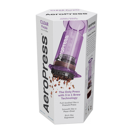 AeroPress - Clear Purple Coffee Maker
