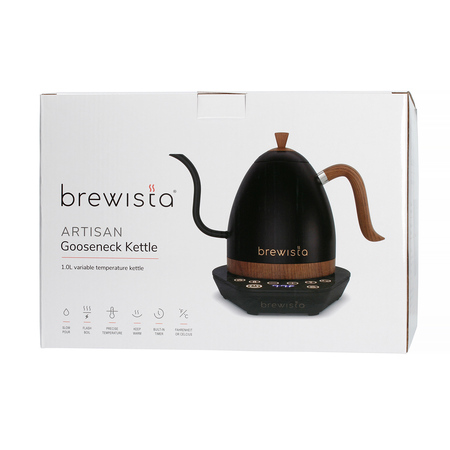 Brewista - Artisan Variable Temperature Electric Kettle Black 1l