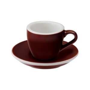 Loveramics Egg ruskea espressokuppi lautasella 80 ml