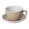 Loveramics Egg - Cafe Latte 300 ml Cup and Saucer - Taupe
