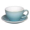 Loveramics Egg - Cafe Latte 300 ml Cup and Saucer - Ice Blue