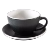 Loveramics Egg - Cafe Latte 300ml Cup and Saucer - Anthracite