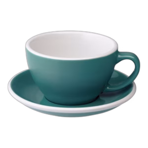 Loveramics Egg - Cafe Latte 300 ml Cup and Saucer - Teal