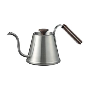 Hario Drip Kettle Walnut 600ml hanhenkaulakannu saksanpähkinäpuukahvalla