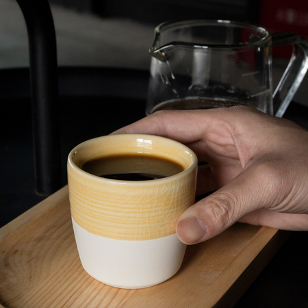 Loveramics Dale Harris - 200ml Cappuccino Cup - Yellow