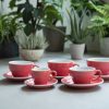 Loveramics Egg - Cafe Latte 300 ml Cup and Saucer - Berry