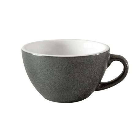 Loveramics Egg - Cafe Latte 300ml Cup and Saucer - Anthracite